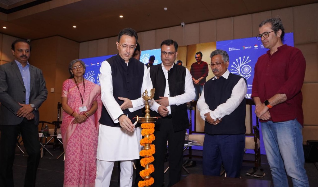 केंद्रीय इलेक्ट्रॉनिक्स एवं सूचना प्रौद्योगिकी, राज्य मंत्री जितिन प्रसाद ने उत्तराखंड, एआई इम्पैक्ट समिट का किया उद्घाटन।