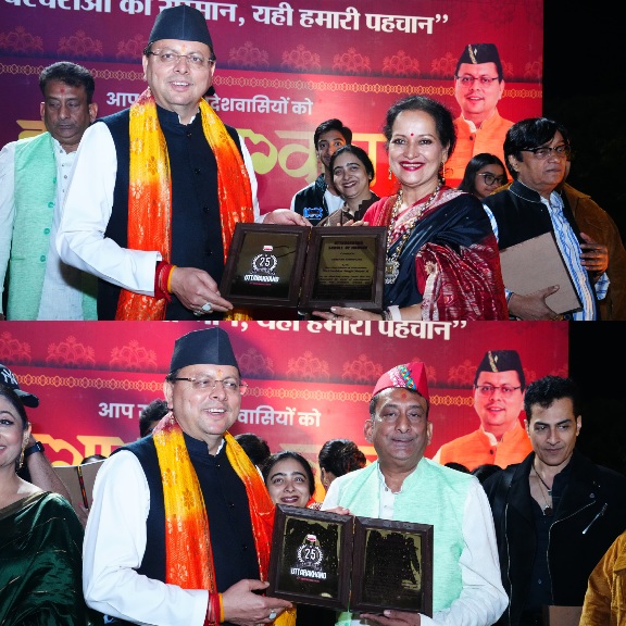 लोकपर्व इगास के शुभ अवसर पर, कलाकारों ने मुख्यमंत्री पुष्कर सिंह धामी से की मुलाकात।