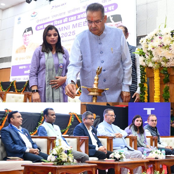 दीन दयाल उपाध्याय ग्रामीण कौशल्य योजना के अंतर्गत, Alumni Meet में किया प्रतिभाग, ग्राम्य विकास मंत्री गणेश जोशी।