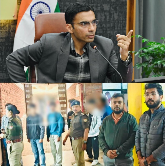 जिला प्रशासन का ड्रग्स के विरूद्ध महाअभियान का आगाज, यूपीईएस संस्थान में हुई बच्चों की ड्रग टेस्टिंग, डीएम बंसल।