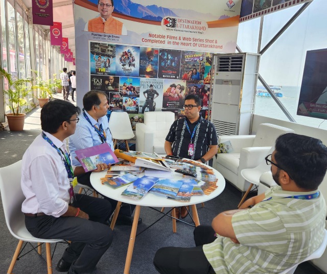 वेव्स फिल्म बाज़ार 2025 में, देश-विदेश के फिल्म निर्माता और निर्देशकों ने, उत्तराखंड में शूटिंग के लिए दिखाई रुचि।