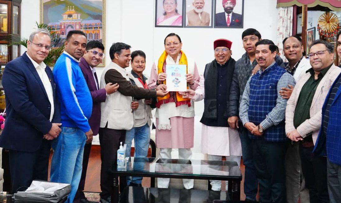 पीआरएसआई डेलीगेशन ने मुख्यमंत्री से की शिष्टाचार भेंट, देहरादून में आयोजित होने वाले, राष्ट्रीय अधिवेशन के लिए दिया आमंत्रण।