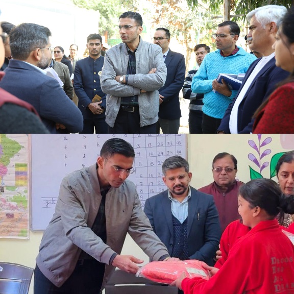 डीएम सविन बंसल ने केदापुरम में किया औचक निरीक्षण, नारी निकेतन से शिशु सदन तक परखी व्यवस्थाएं।