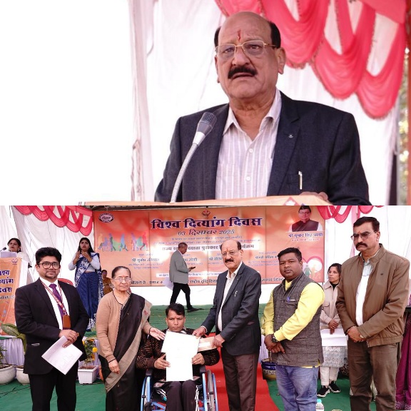 दिव्यांगता नहीं रोक सकती उड़ान, दक्षता पुरस्कार समारोह में कैबिनेट मंत्री सुबोध उनियाल का संबोधन।