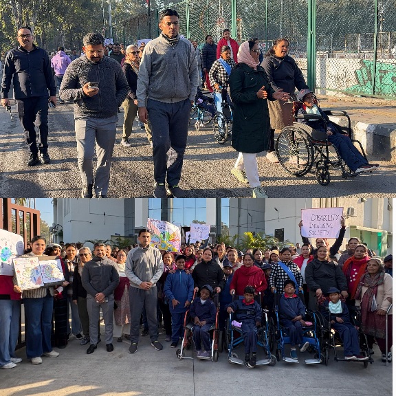 डीएम सविन बंसल संग अर्ली मॉर्निंग वॉक, बढा गई बौद्धिक दिव्यांगजन का हौसला।