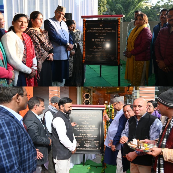 कैबिनेट मंत्री गणेश जोशी ने, मसूरी विधानसभा क्षेत्र में लगभग 20 करोड़ की लागत से, विभिन्न विकास कार्यों का किया  शिलान्यास।