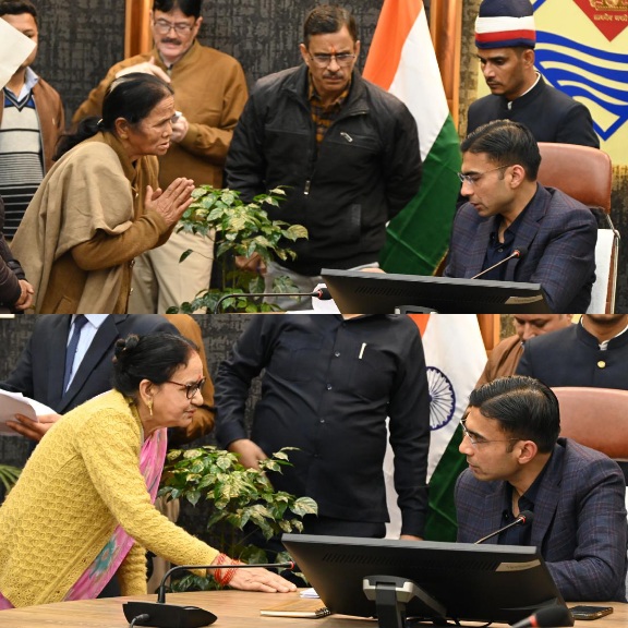 जनता दर्शन में डीएम सविन बसंल ने, 176 लोगों की सुनी समस्याएं, कई मामलों का मौके पर ही किया समाधान।