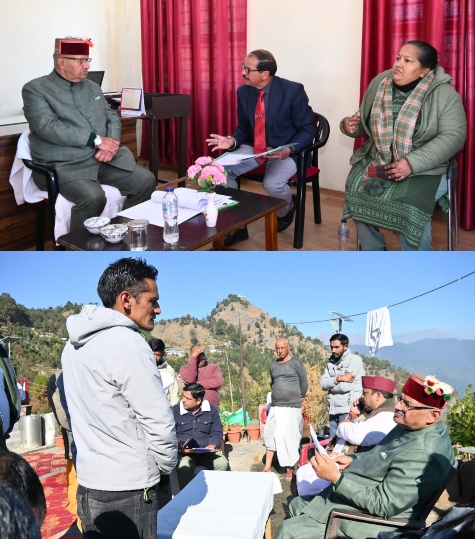 कैबिनेट मंत्री गणेश जोशी ने, पिथौरागढ़, डीडीहाट का किया दौरा, पैतृक गांव पहुंचकर ग्रामीणों की सुनी समस्याएं।