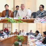 सर्किट हाउस काठगोदाम में, कृषि, उद्यान, सैनिक कल्याण और ग्राम्य विकास विभागों की समीक्षा की, मंत्री गणेश जोशी।