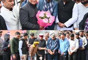 डीएवी पीजी कॉलेज में 100 फीट ऊँचे राष्ट्रीय ध्वज की, स्थापना कार्यं का किया भूमि पूजन, कैबिनेट मंत्री गणेश जोशी।