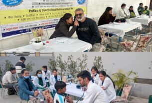 SGRR विश्वविद्यालय एवम, श्री महंत इन्दिरेश अस्पताल के, स्वास्थ्य शिविर का 841 मरीजों ने उठाया लाभ।