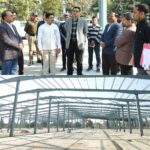 डीएम सविन बंसल ने ऋषिकेश लाल पानी में, निर्माणधीन एकीकृत ठोस अपशिष्ट प्लांट का किया स्थलीय निरीक्षण।