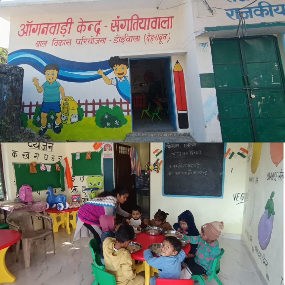 मुख्यमंत्री के मार्गदर्शन में बड़ा कदम, देहरादून जिला प्रशासन ने डिस्ट्रिक्ट प्लान से, 54 आंगनबाड़ी केंद्र बनाए मॉडर्न प्ले स्कूल।