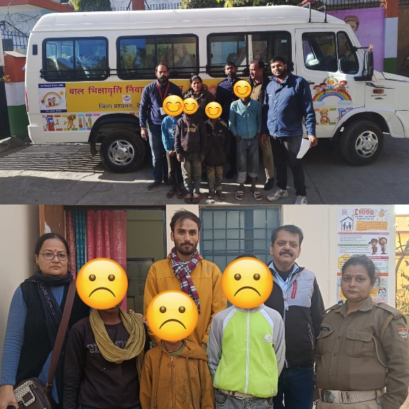 बाल भिक्षावृत्ति; बालश्रम पर जिला प्रशासन का प्रहार जारी, 3 बच्चे किए रेस्क्यू।