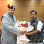 कैबिनेट मंत्री सतपाल महाराज ने की, भाजपा के नवनियुक्त राष्ट्रीय कार्यकारी अध्यक्ष से शिष्टाचार भेंट।