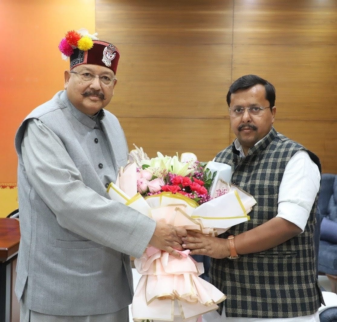 कैबिनेट मंत्री सतपाल महाराज ने की, भाजपा के नवनियुक्त राष्ट्रीय कार्यकारी अध्यक्ष से शिष्टाचार भेंट।