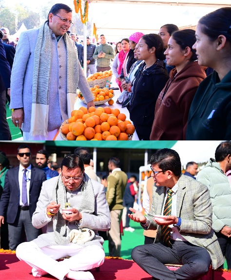 मुख्यमंत्री पुष्कर सिंह धामी ने, आईटीबीपी के दो दिवसीय माल्टा महोत्सव में किया प्रतिभाग।