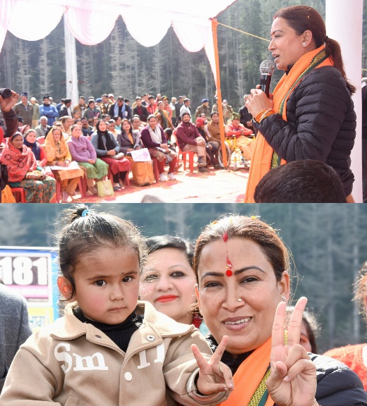 मंत्री रेखा आर्या ने सुनी जन समस्याएं, किया समाधान। 