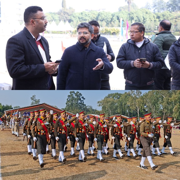 देहरादून में 77वें गणतंत्र दिवस समारोह की तैयारियां अंतिम चरण में, सीडीओ ने लिया व्यवस्थाओं का जायजा।
