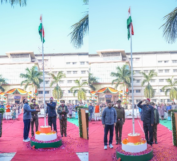 एसजीआरआरयू सहित, एसजीआरआर के संस्थानों में गणतन्त्र दिवस की धूम।