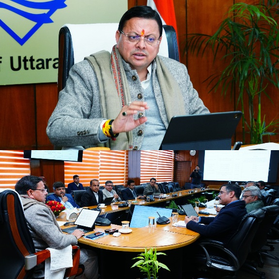 सीएम धामी ने सिंचाई परियोजनाओं के अन्तर्गत, रिवर प्रोटक्शन कार्य एवं डीसिल्टिंग की प्रगति की समीक्षा की।