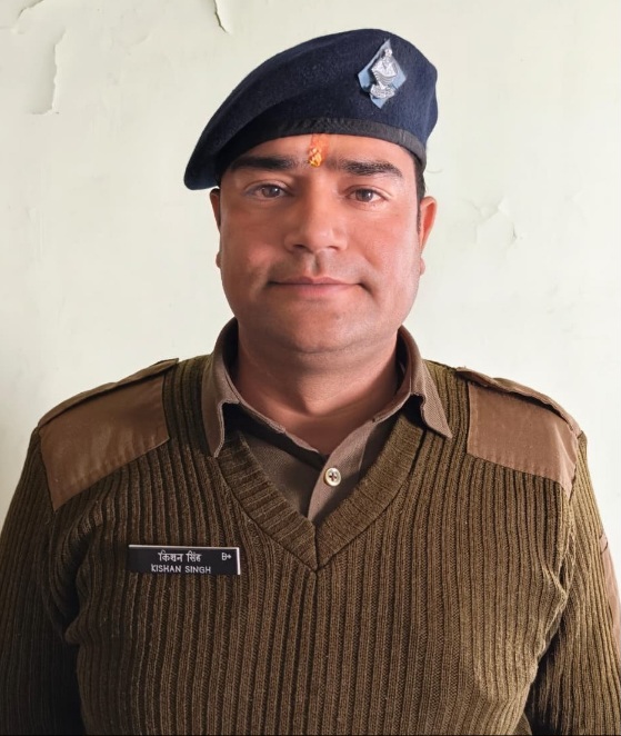 उत्तराखण्ड पुलिस के आरक्षी किशन सिंह का, विदेश मंत्रालय भारत सरकार में चयन।