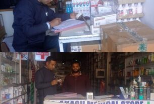कोडीन युक्त कफ़ सिरप बिक्री पर, औषधि विभाग की सख्त कार्यवाही।