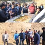 मनसा देवी की भूस्खलन प्रभावित पहाड़ियों का अध्ययन, देश-विदेश के वैज्ञानिकों ने किया निरीक्षण।