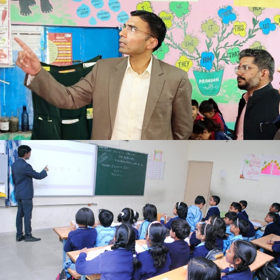 डीएम सविन बंसल का शिक्षा मॉडल, हर कक्षा में अब स्मार्ट तकनीक, सरकारी स्कूलों में डिजिटल क्रांति की शुरुआत।