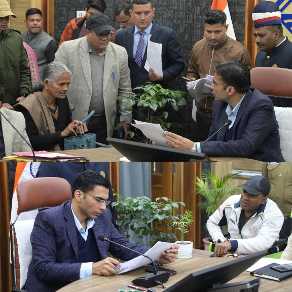 डीएम सविन बंसल के जनता दर्शन में, न्याय से लेकर एक्शन तक,195 फरियादी पहुंचे समाधान की आस में।