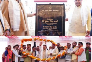 मुख्यमंत्री धामी ने 1203.40 लाख रुपये की लागत से, सहसपुर में सड़क चौड़ीकरण के द्वितीय चरण का किया शिलान्यास।