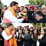 मुख्यमंत्री पुष्कर धामी ने, खटीमा सिविल न्यायालय में अधिवक्ताओं हेतु, नव निर्मित चैम्बर का किया लोकार्पण।