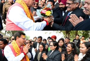 मुख्यमंत्री पुष्कर धामी ने, खटीमा सिविल न्यायालय में अधिवक्ताओं हेतु, नव निर्मित चैम्बर का किया लोकार्पण।