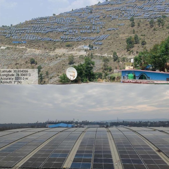 उत्तराखंड ने सौर ऊर्जा स्थापना में, 01 गीगावाट का ऐतिहासिक आंकड़ा किया पार।