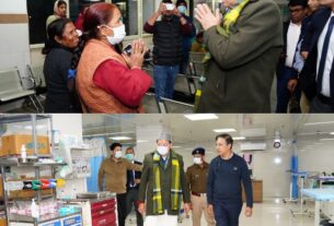 देर रात दून चिकित्सालय पहुंचे मुख्यमंत्री, व्यवस्थाओं का लिया जायजा, व्यवस्थाएं दुरुस्त करने के दिए निर्देश।