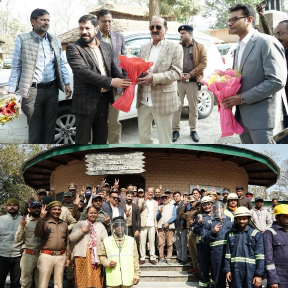 कैबिनेट मंत्री सुबोध उनियाल ने, कार्बेट टाइगर रिजर्व के धनगढ़ी गेट पर सौविनियर सेंटर का किया उद्घाटन।