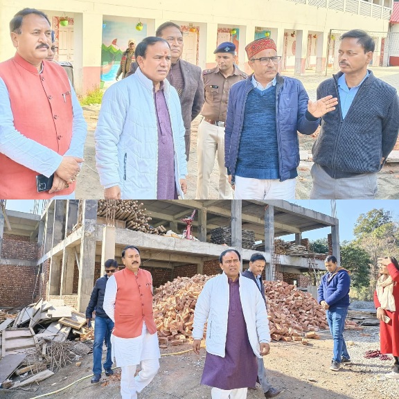 शिक्षा मंत्री डाॅ. रावत ने किया, डायट भीमताल का औचक निरीक्षण।