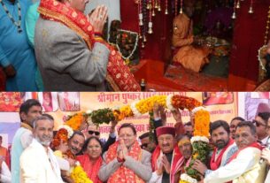 मुख्यमंत्री पुष्कर धामी बीरों देवल रुद्रप्रयाग में, आयोजित मां चंडिका महावन्याथ देवरा यात्रा में हुए शामिल। 