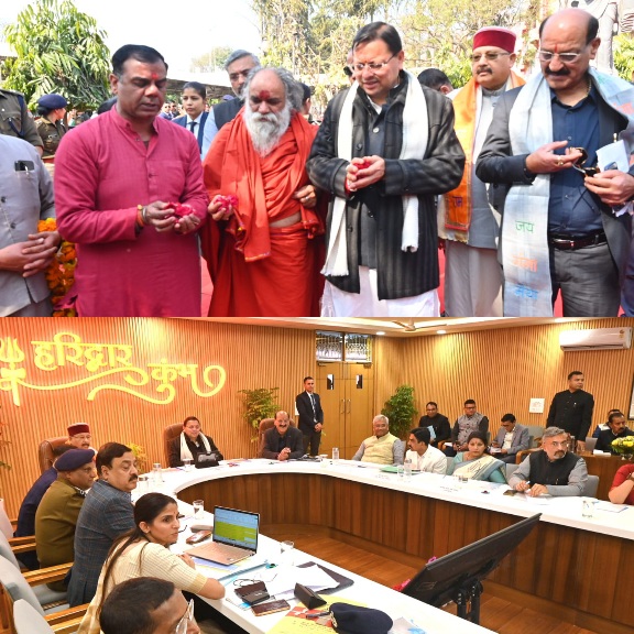 मुख्यमंत्री पुष्कर धामी ने की, कुंभ मेला तैयारियों की समीक्षा, कहा दिव्य, भव्य और ऐतिहासिक होगा कुंभ मेला। 