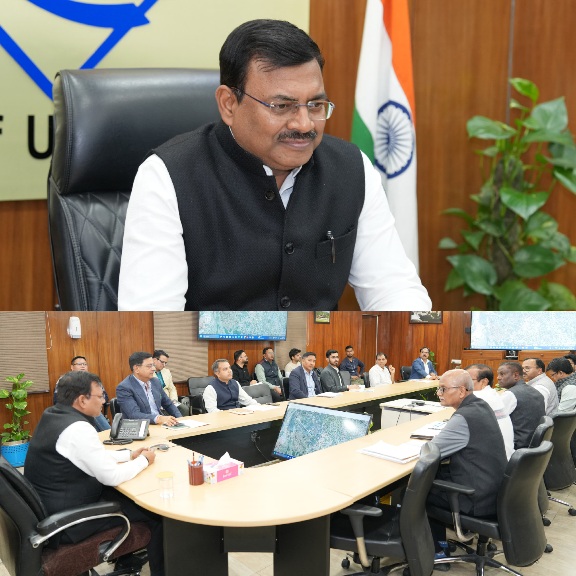 गंगा एक्सप्रेसवे के मेरठ–हरिद्वार विस्तारीकरण पर प्रस्तुतीकरण।