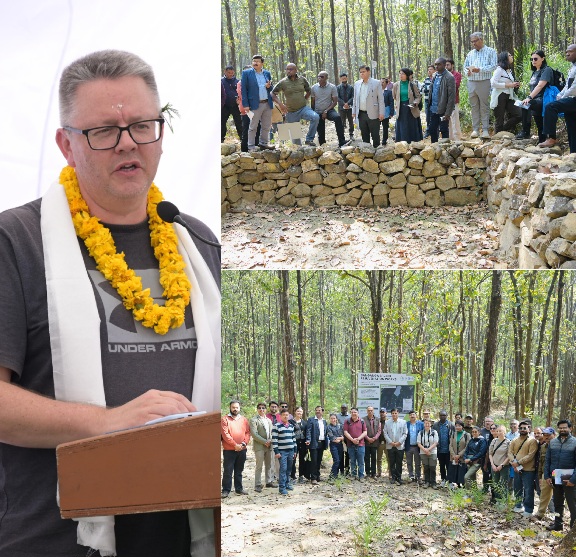 बाणगंगा क्षेत्र में जल संरक्षण मॉडल देखने, पुरोहितवाला पहुंचा आईयूसीएन का अंतराष्ट्रीय दल।