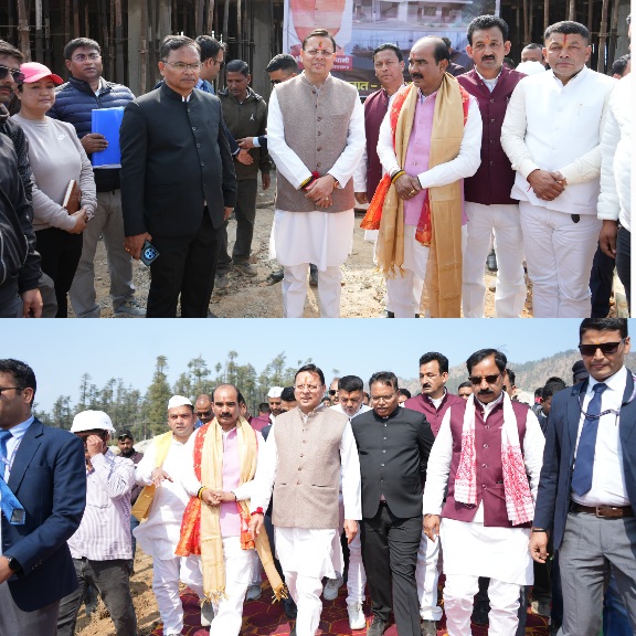 256 करोड़ की लागत से बन रहे, प्रदेश के प्रथम महिला स्पोर्ट्स कॉलेज का, मुख्यमंत्री पुष्कर धामी ने किया स्थलीय निरीक्षण।