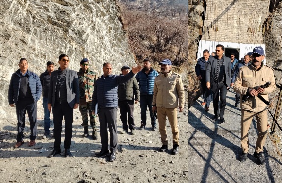मुख्यमंत्री के निर्देश पर सचिव लोक निर्माण ने किया, चारधाम यात्रा मार्गो का स्थलीय निरीक्षण।
