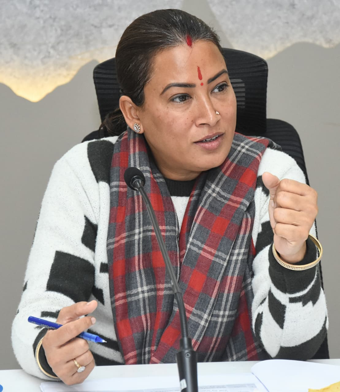 योजनाओं के क्रियान्वयन में लाएं तेजी, रेखा आर्या।