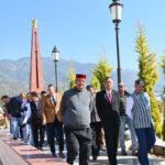 निर्माणाधीन सैन्यधाम के अंतिम चरणों के निर्माण कार्यों का किया निरीक्षण, सैनिक कल्याण मंत्री गणेश जोशी।