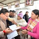 मुख्यमंत्री पुष्कर सिंह धामी ने, खटीमा में लगाया जनता दरबार सुनी जनसमस्याएं।