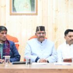 कृषि मंत्री गणेश जोशी ने अल्मोड़ा में, केंद्रीय बजट 2026-27 के संबंध में प्रेस वार्ता को किया संबोधित।