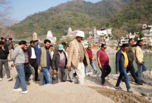 कैबिनेट मंत्री सुबोध उनियाल ने मुनि की रेती, ढालवाला एवं तपोवन क्षेत्र में, चल रहे निर्माणाधीन कार्यों का किया स्थलीय निरीक्षण।