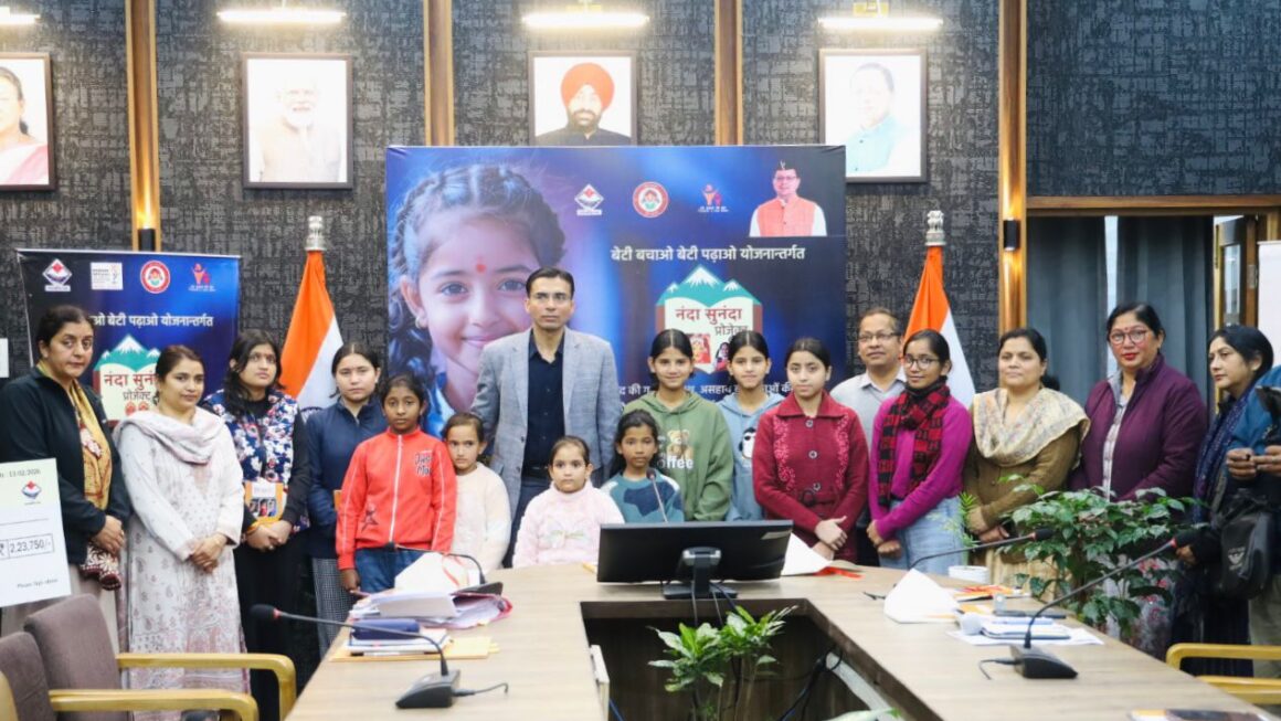 सीएम धामी के मार्गदर्शन में, डीएम सविन बसंल ने प्रोजेक्ट ‘‘नंदा-सुंनदा’’ से अब तक, 62 लाख से 126 बालिकाओं की शिक्षा की पुनर्जीवित। 