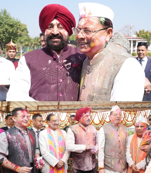 लोक भवन में राज्यपाल से मुलाकात कर, सीएम धामी सहित कई नेताओं ने दी होली की शुभकामनाएं।